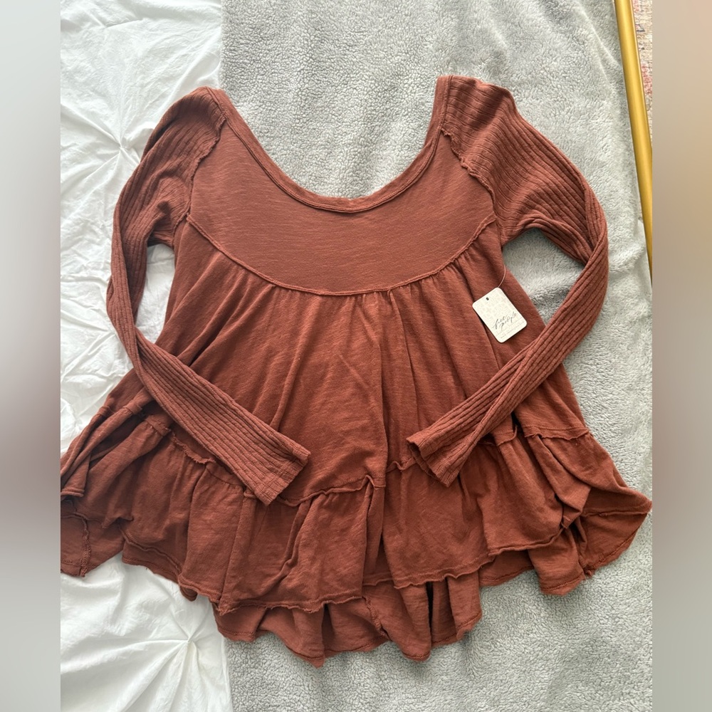 Free People Long Sleeve Blouse